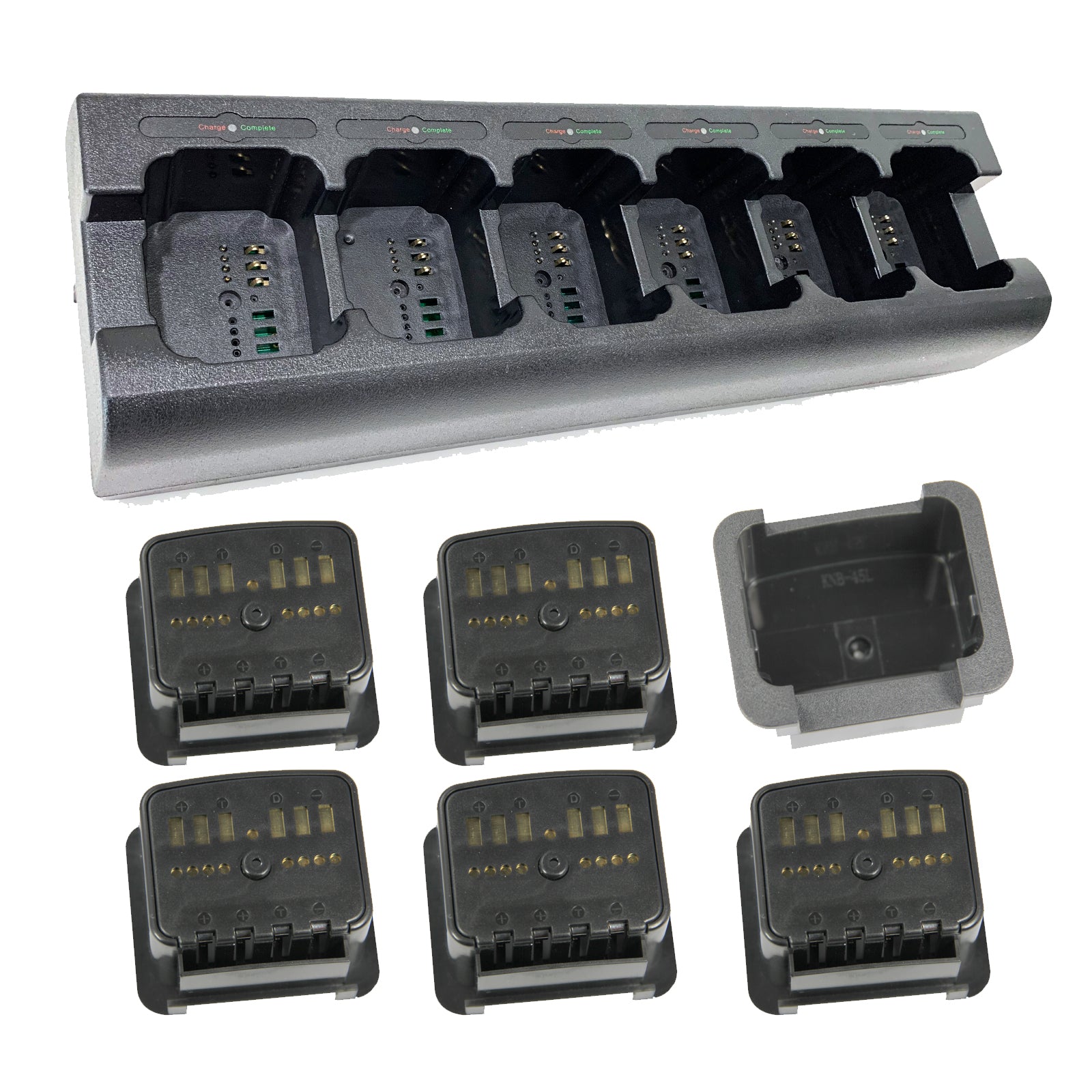 6 Way Charger for KENWOOD KNB-30 KNB-30A KNB45 KNB-45 KNB45L Battery